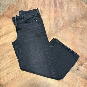 American Eagle High Rise strived Wide Leg Jeans